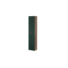 Sale Colonna pensile per bagno noce e verde bottiglia, 30x24x150 cm Mobiletti Multiuso