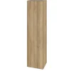 Hot Colonna pensile sospesa con 1 anta colore rovere farnia, 35x28x138 cm Mobiletti Multiuso