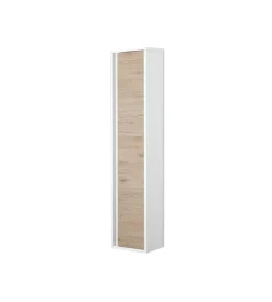 Discount Colonna pensile sospesa"fabula" bianco e rovere, 30x24x150 cm Mobiletti Multiuso