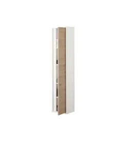 Discount Colonna pensile sospesa"fabula" bianco e rovere, 30x24x150 cm Mobiletti Multiuso