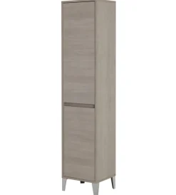Clearance Colonna porta biancheria rovere chiaro 40x35x183 cm Mobiletti Multiuso