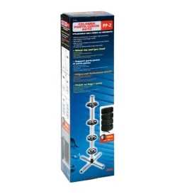 Garage E Manutenzione-Lampa Colonna porta cerchi e pneumatici per auto in acciaio - 15956