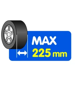 Garage E Manutenzione-Lampa Colonna porta cerchi e pneumatici per auto in acciaio - 15956