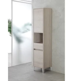 Clearance Colonna portasciugamani "mondo" rovere, 40x35x183 cm Mobiletti Multiuso