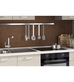 Best Composizione cucina completa ares con lavello a sinistra e piano cottura ad induzione 255x60x216 cm Cucina