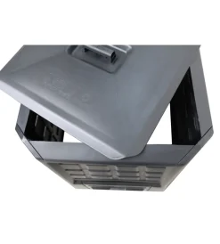 Discount Compostiera da giardino 380 litri in polipropilene nero, 80x80x82 cm Attrezzatura Giardinaggio