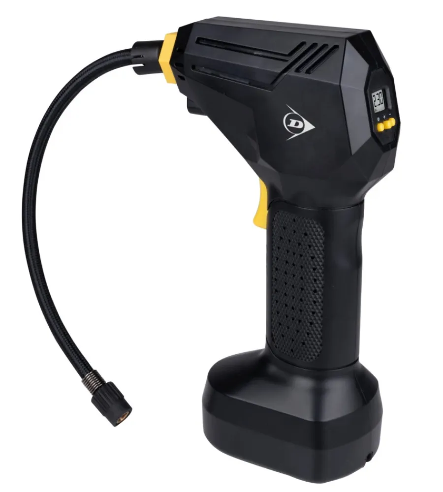 Garage E Manutenzione- Compressore ad aria portatile digitale in abs, 120 w