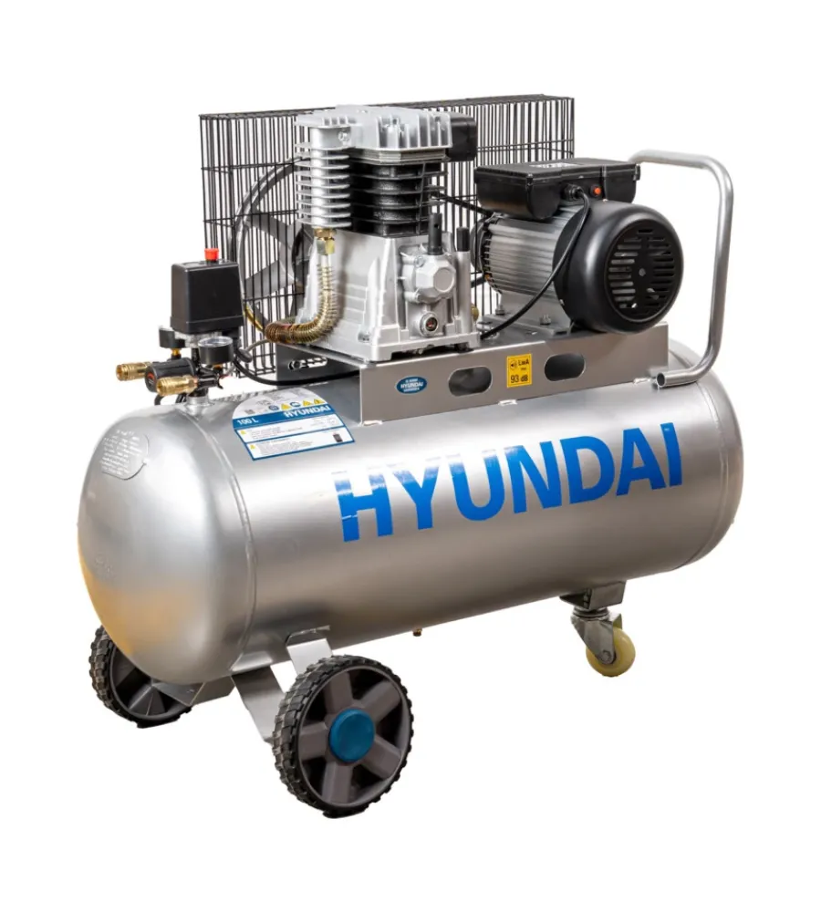 Compressori-Hyundai Compressore aria lubrificato 100l 3hp - cod. 65604
