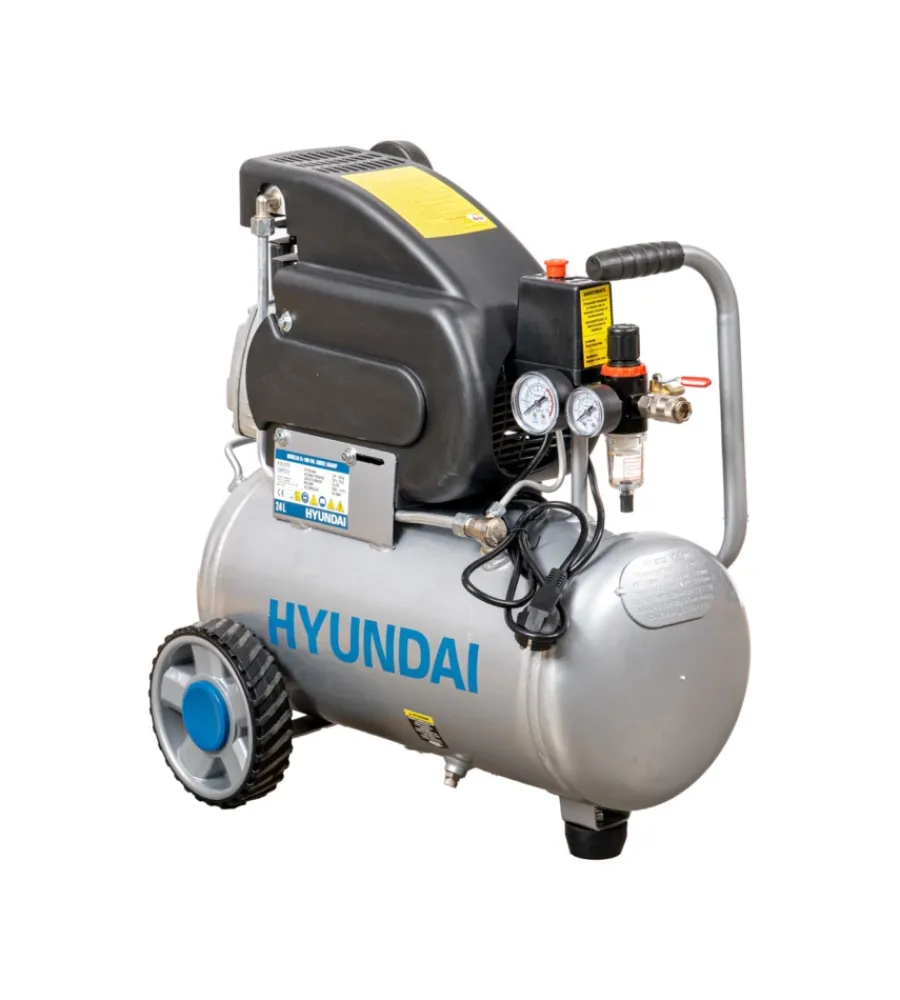 Hyundai Compressori|Compressore aria lubrificato 24l 2hp - cod. 65650