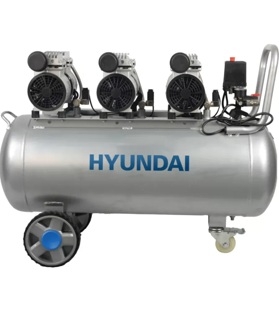 Hyundai Compressori|Compressore aria silenziato 100l 3hp - cod. 65704
