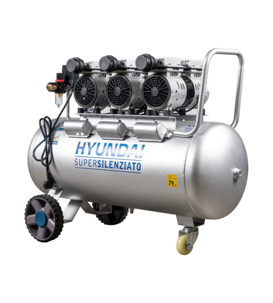 Hyundai Compressori|Compressore aria silenziato 100l 3hp - cod. 65704
