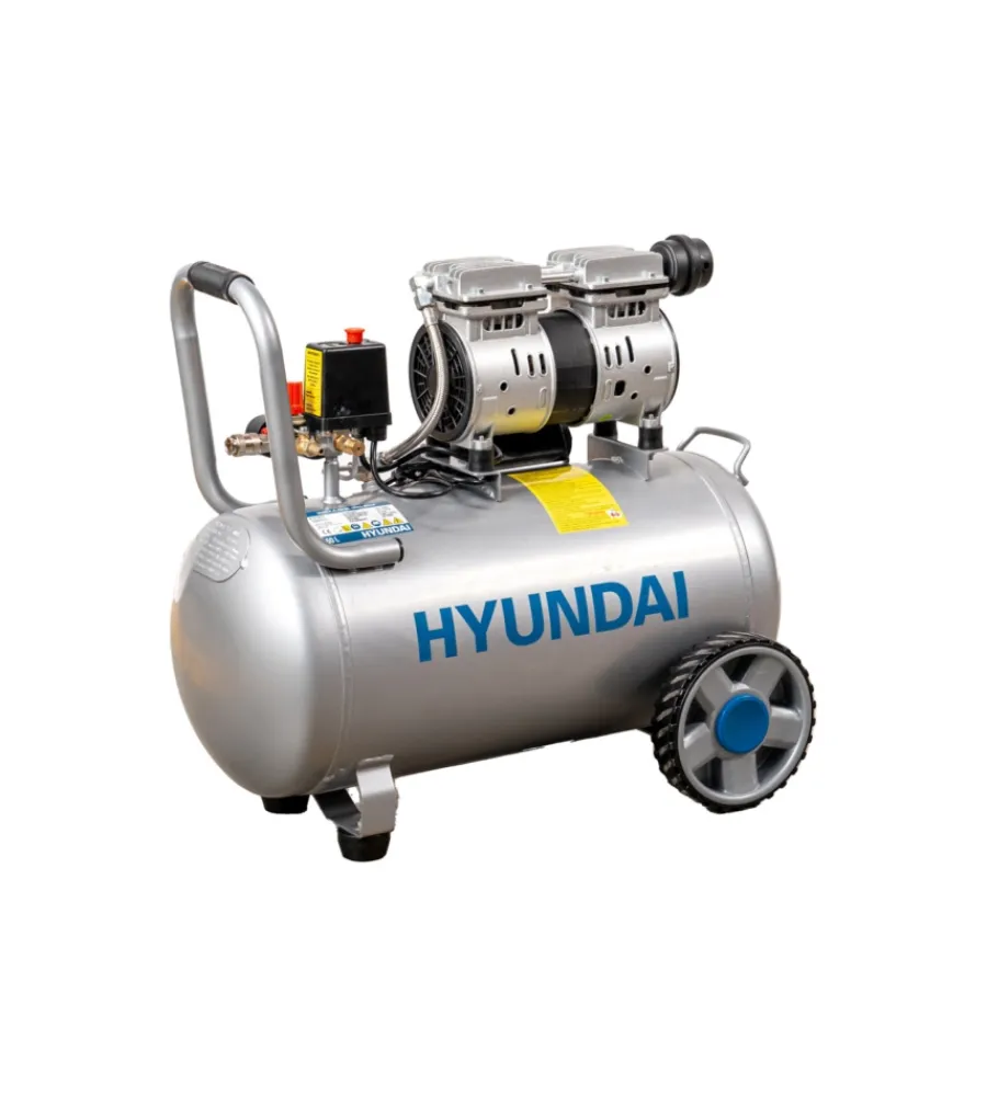 Hyundai Compressori|Compressore aria silenziato 50l 1,5hp - cod. 65703