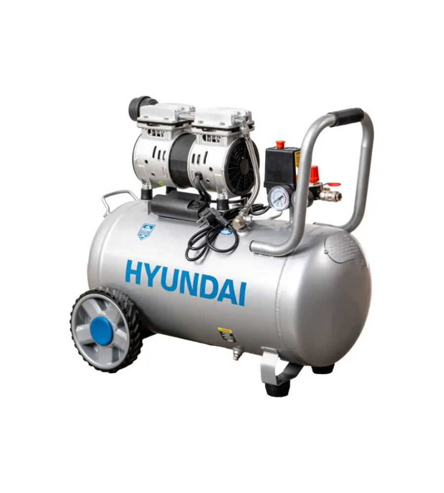 Hyundai Compressori|Compressore aria silenziato 50l 1,5hp - cod. 65703