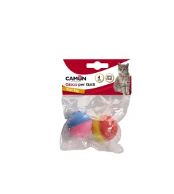 Giochi|Confezione da 2 palline per gatto in spugna "sponge roundball", diametro 4 cm