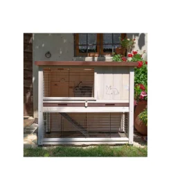 Clearance Conigliera in legno "ranch 100 basic",  92x47x81 cm Gabbie Per Roditori