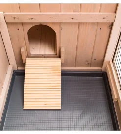Gabbie Per Roditori-Ferplast Conigliera in legno 