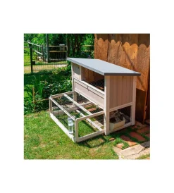 Gabbie Per Roditori-Ferplast Conigliera in legno "ranch 120 max", 117x69x107 cm  -