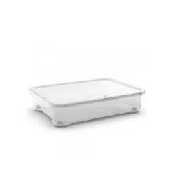 Online Contenitore con coperchio trasparente "tbox xxm" in plastica 54 lt 79,5x58x18 cm Ordine E Sistemazione