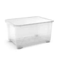 Keter Ordine E Sistemazione|Contenitore con coperchio trasparente "tbox xxl" in plastica 145 lt 79,5x58x43,5 cm