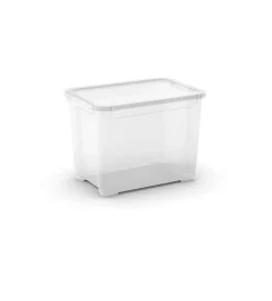 Discount Contenitore con coperchio trasparente "tbox s" in plastica 38,4x26,8x28,3 cm Ordine E Sistemazione