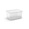 Keter Ordine E Sistemazione|Contenitore con coperchio trasparente "tbox l" in plastica 47 lt 55,6x39,1x28,3 cm