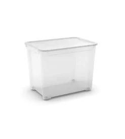 Keter Ordine E Sistemazione|Contenitore con coperchio trasparente "tbox xl" in plastica 70,2 litri 55,6x39,1x42,2 cm