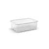 Keter Ordine E Sistemazione|Contenitore con coperchio trasparente "tbox m" in plastica 31 lt 55,6x39,1x18,9 cm