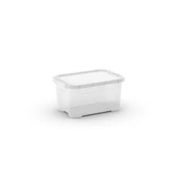 Keter Ordine E Sistemazione|Contenitore con coperchio trasparente "tbox xxs" in plastica 26x18x14 cm