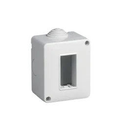 Serie Civili-Vimar Contenitore da parete 1 modulo bianco ip40 - cod.0r14801