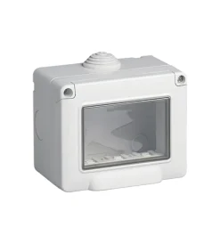 Serie Civili-Vimar Contenitore da parete 3 moduli bianco ip55 - cod.0r14903