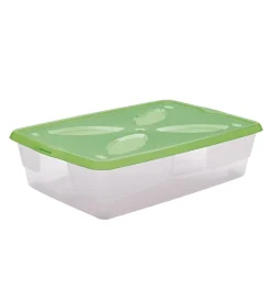 Best Contenitore in plastica con coperchio "light piccolo" 24 litri Ordine E Sistemazione
