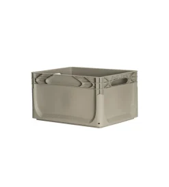Ordine E Sistemazione-ArtPlast Contenitore multiuso in polipropilene grigio 40x30x22 cm