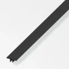 Alfer aluminium Ferramenta Per Mobili E Infissi|Copertura coaxis alluminio pvc nero - 1 metro.