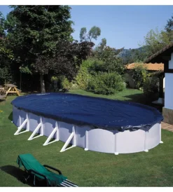 Outlet Copertura invernale per piscina ovale 500x300 cm - ciprov501 Piscine