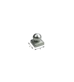 Copertura per pali a sfera 90 x 90 mm. Ferramenta Per Esterno