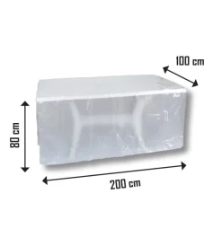 Outlet Copertura per tavoli da esterno 200 x 100 x h 80 - ribimex Attrezzatura Giardinaggio