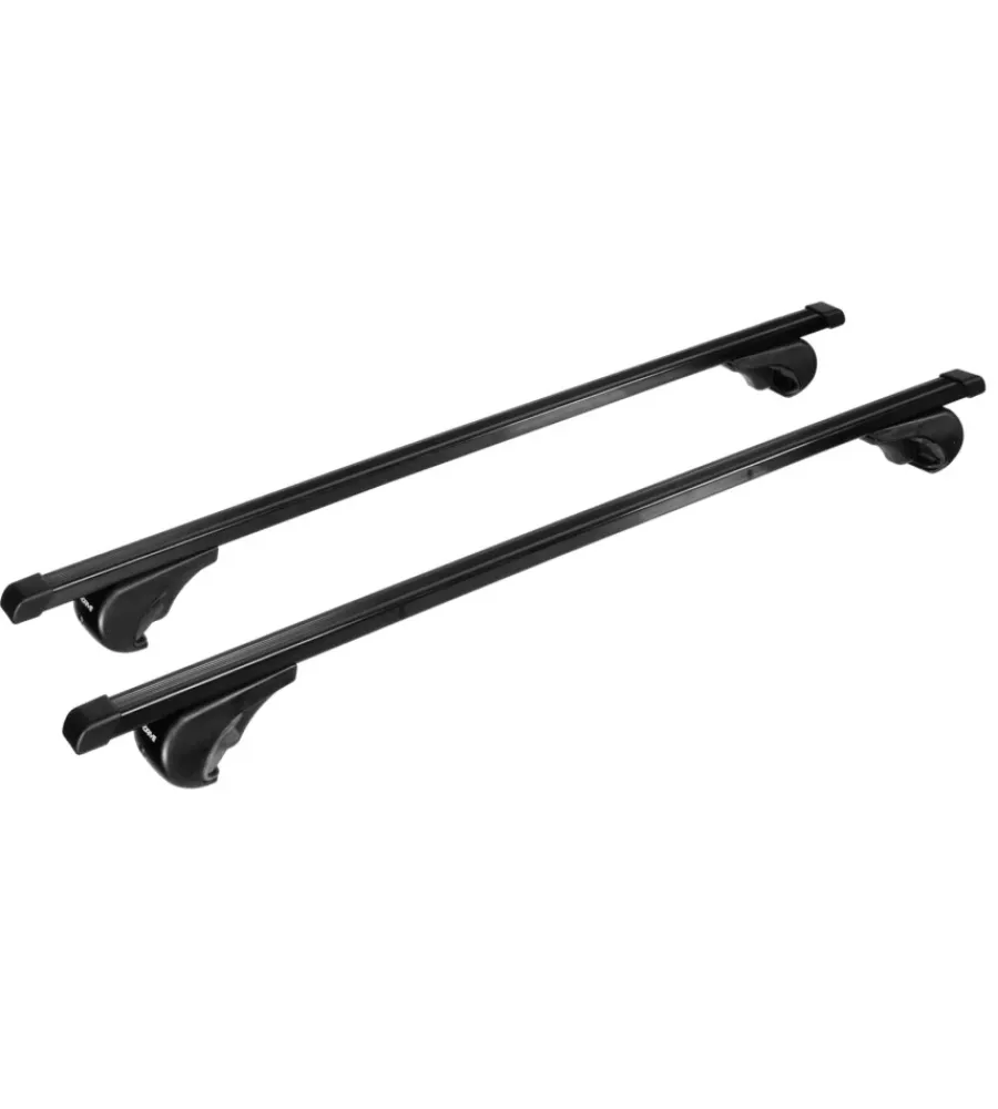 Portaggio-Nordrive Coppia barre portatutto in acciaio rail top - s - 108 cm n15029