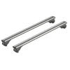 Nordrive Portaggio|Coppia barre portatutto in alluminio silenzio rail - m - 120 cm  n15095