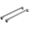 Portaggio-Nordrive Coppia barre portatutto in alluminio silenzio in-rail - l - 127 cm  n15106