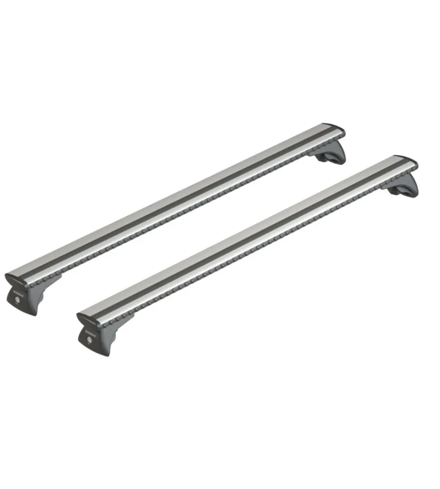 Portaggio-Nordrive Coppia barre portatutto in alluminio silenzio in-rail - l - 127 cm n15106