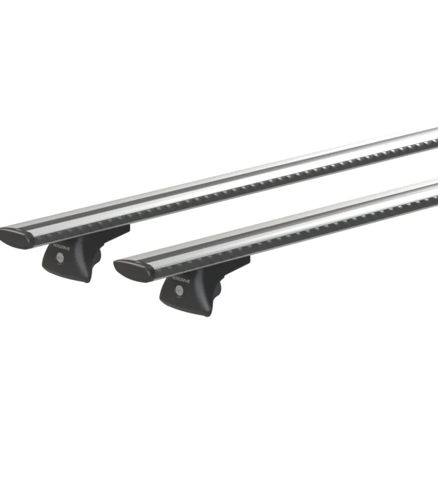 Portaggio-Nordrive Coppia barre portatutto in alluminio silenzio in-rail - l - 127 cm n15106