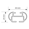 Portaggio-Nordrive Coppia barre portatutto kuma in alluminio - xl - 137 cm  n15006