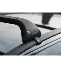 Portaggio-Nordrive Coppia barre portatutto snap-fit steel telescopiche in acciaio - mis. 1 - 80÷111 cm  n15010