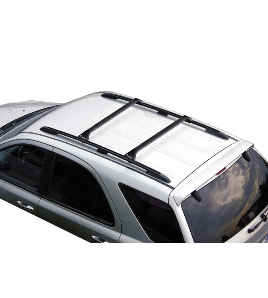 Portaggio-Nordrive Coppia barre portatutto snap-fit steel telescopiche in acciaio - mis. 1 - 80÷111 cm n15010