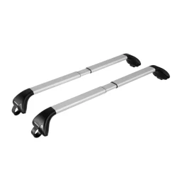 Nordrive Portaggio|Coppia barre portatutto snap-fit alu telescopiche in alluminio - mis. 1 - 80÷111 cm  n15011