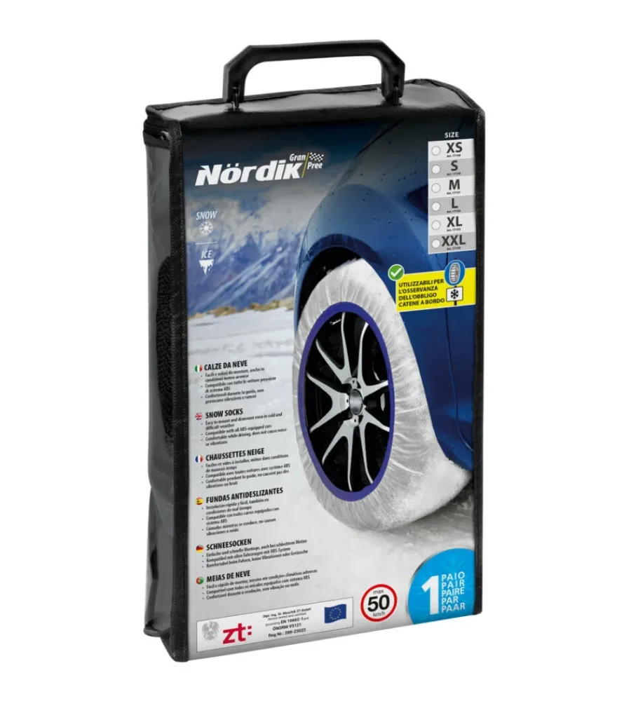 Catene E Calze Da Neve-Lampa Coppia di calze da neve per auto nordik "gran-pree gp-l" - 17152