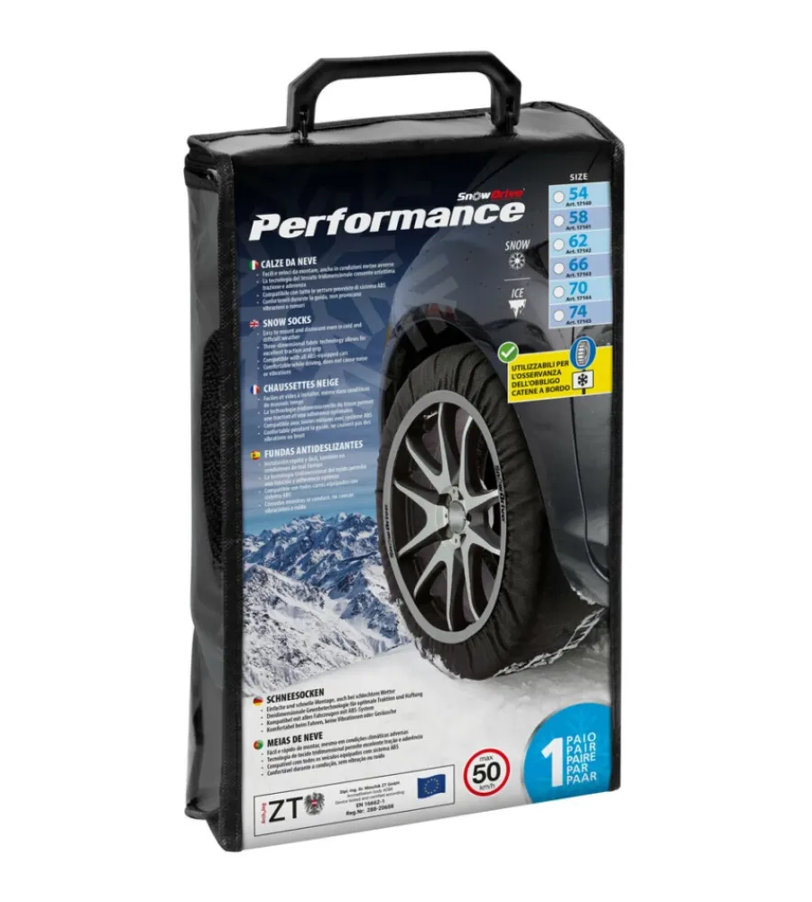 Lampa Catene E Calze Da Neve|Coppia di calze da neve per auto snowdrive "sd66" - 17143