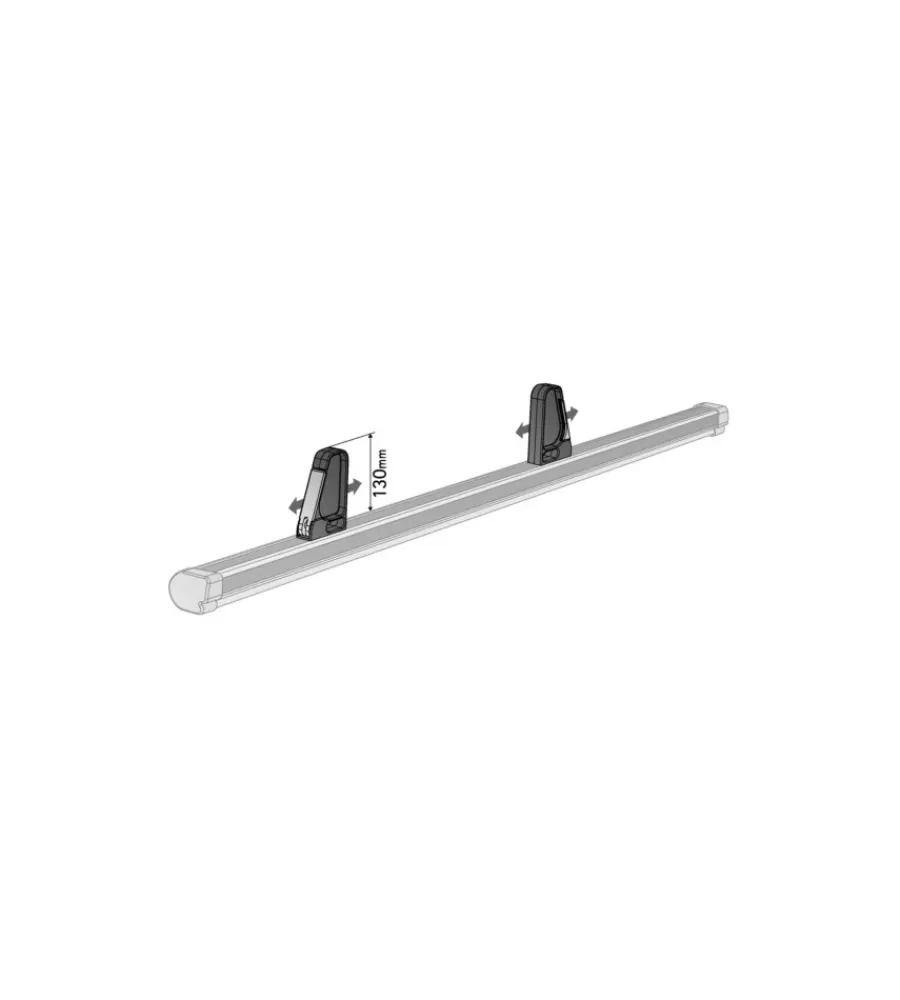 Portaggio-Nordrive Coppia fermacarico kp 1 per barre kargo plus n11031