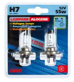 Coppia de h7 12v 55w twin d/blister 58057 Elettrico
