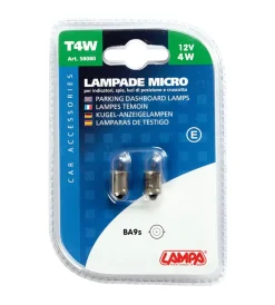 Discount Coppia de micro 12v 4w ba9s 58080 Elettrico